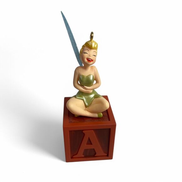 Hallmark Keepsake Ornament 2005 Tinker Bell Walt Disney Peter Pan Block DEFECT - Picture 6 of 7